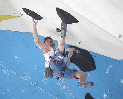 Campionati europei arrampicata lead Campitello di Fassa - Stefano Ghisolfi durante il Campionato Europeo Lead a Campitello di Fassa