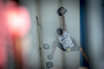 Campitello di Fassa, European Climbing Championships 2017, Ralf Brunel - During the European Lead Climbing Championship 2017 at Campitello, Italy