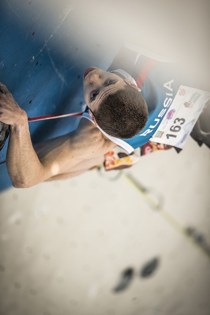 Campitello di Fassa, European Climbing Championships 2017, Ralf Brunel - During the European Lead Climbing Championship 2017 at Campitello, Italy