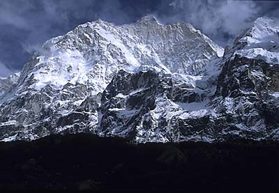 Jannu Direct Russian - Jannu 7710m, N Face, Direct Russian, April/May 2004,11 mountaineers, expedition leader Alexander Odintsov