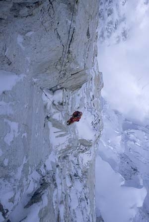 Jannu Direct Russian - Jannu 7710m, N Face, Direct Russian, April/May 2004,11 mountaineers, expedition leader Alexander Odintsov