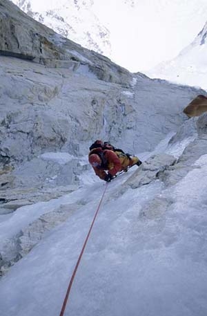 Jannu Direct Russian - Jannu 7710m, N Face, Direct Russian, April/May 2004,11 mountaineers, expedition leader Alexander Odintsov