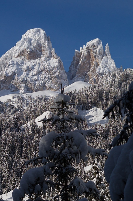 Punta delle Cinque Dita, Sassolungo, Dolomiti