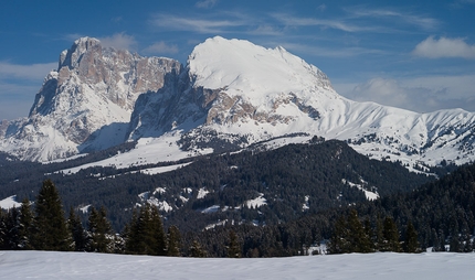 Sassolungo, Sasspiatto, Dolomiti - Il Sassolungo e il Sasspiatto in Dolomiti