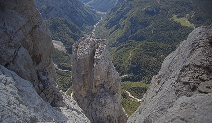 Torre Trieste, Civetta, Dolomites, Manrico Dell'Agnola - Torre Trieste in the Italian Dolomites