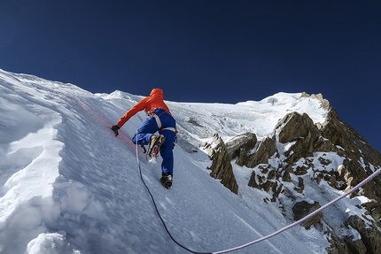 Kishtwar Himalaya, Aleš Česen, Marko Prezelj, Urban Novak, Arjuna, P6013 - Acclimatization climb on P6013 (6038 m).