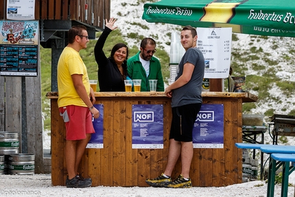 Nevee Outdoor Festival 2017, Sella Nevea - Il saluto della gestrice del Rifugio Celso Gilberti 