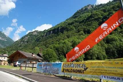 GraMitico, Valle di Daone, bouldering, climbing - During the bouldering meeting GraMitico in Valle di Daone (TN), Italy