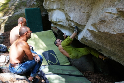 GraMitico, Valle di Daone, boulder, arrampicata - Durante il raduno boulder GraMitico in Valle di Daone (TN)