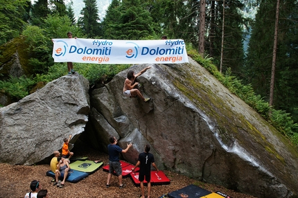 GraMitico, Valle di Daone, boulder, arrampicata - Durante il raduno boulder GraMitico in Valle di Daone (TN)