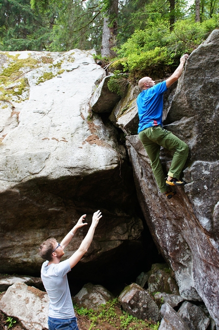 GraMitico, Valle di Daone, boulder, arrampicata - Marzio Nardi al raduno boulder GraMitico in Valle di Daone (TN)