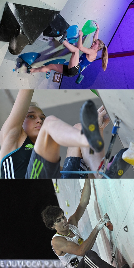 Arco Rock Legends 2017, Rock Master Festival - Shauna Coxsey, Janja Garnbret and Domen Škofič, nominated for the La Sportiva Competition Award