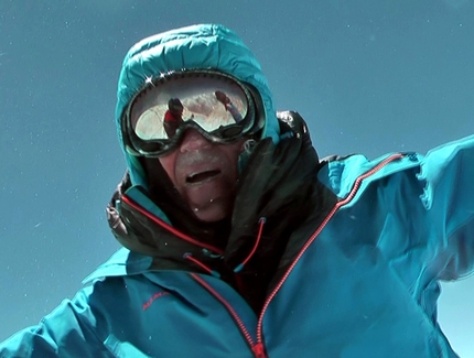 Gasherbrum I, Marek Holeček, Zdeněk Hák - Gasherbrum I SW Face: Marek Holeček on the summit of Gasherbrum I on 30 July 2017