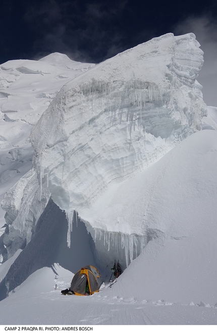 Praqpa Ri, Norit Peak, Karakorum, Andrés Bosch, Alejandro Mora, Armando Montero - Campo 2 al Praqpa Ri, Karakorum