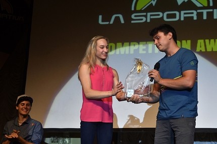 Arco Rock Legends 2017 - Arco Rock Legends 2017 La Sportiva Competition Award: Francesco Delladio (La Sportiva) Janja Garnbret