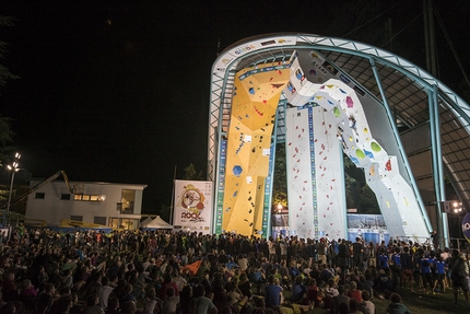 Rock Master Arco, Coppa del Mondo Lead 2017 - Il Climbing Stadium di Arco durante il Rock Master Duello 2017