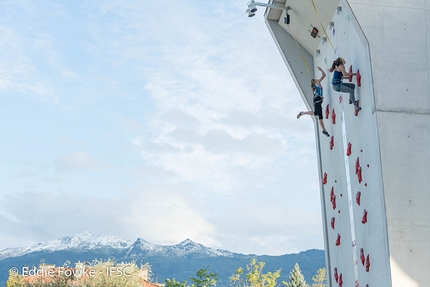 Mondiali Giovanili di arrampicata Speed, Innsbruck - Durante i Mondiali Giovanili di arrampicata Speed 2017 a Innsbruck