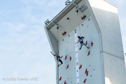 Mondiali Giovanili di arrampicata Speed, Innsbruck - Durante i Mondiali Giovanili di arrampicata Speed 2017 a Innsbruck