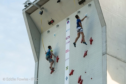 Mondiali Giovanili di arrampicata Speed, Innsbruck - Jacopo Stefani vola verso il titolo iridato  ai Mondiali Giovanili di arrampicata Speed 2017 a Innsbruck