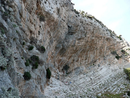 Arrampicare a Glaros, Telendos, Kalymnos