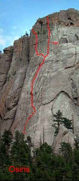 Climbing in USA, Wyoming, Devils Tower, Elio Bonfanti, Riccardo Ollivero - Climbing in USA, Colorado, Lumpy Ridge, Osiris schizzo