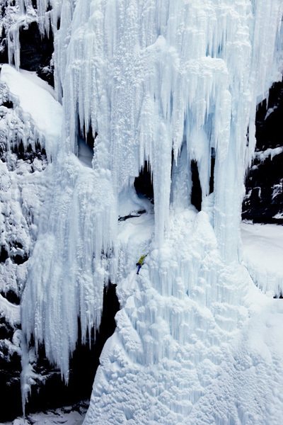 Lyngen Norvegia - Storfossen WI7- X  170m