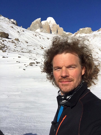 Markus Pucher, Aguja Guillaumet, Patagonia - Austrian mountain guide Markus Pucher