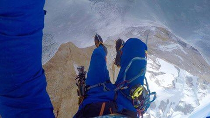 Markus Pucher, Aguja Guillaumet, Patagonia - Markus Pucher during his attempt to solo climb Fitz Roy in winter (08/2017)