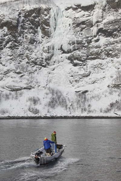 Lyngen Norway - The trip across Lyngen Fjord