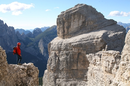 Via Tissi alla Torre Venezia - Torre Venezia (Civetta, Dolomiti)