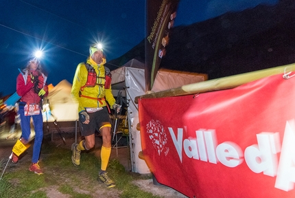 Tor des Géants, Valle d'Aosta - Tor des Géants 2017: partenza by night alla base vita di Valgrisenche