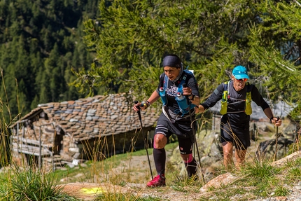 Tor des Géants, Valle d'Aosta - Tor des Géants 2017: in salita verso il rifugio della Balma Mont Mars