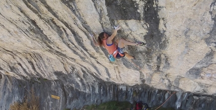Anak Verhoeven - Anak Verhoeven making the first ascent of Sweet Neuf at Pierrot Beach in France. If the 9a+ grade is confirmed, then Verhoeven becomes the first woman to free a route this difficult.