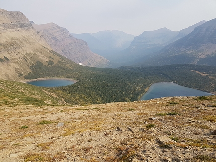 Continental Divide Trail, CDT, Rocky Mountains, trekking, Diego Salvi, Benigno Carrara - Continental Divide Trail: il sentiero passa tra i due laghi