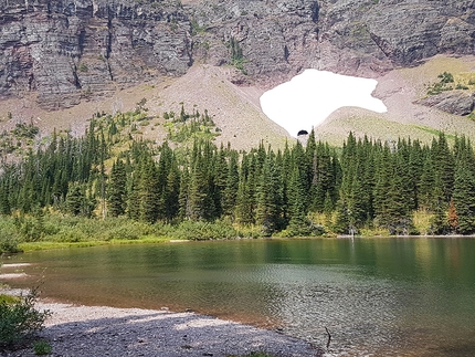 Continental Divide Trail, CDT, Rocky Mountains, trekking, Diego Salvi, Benigno Carrara - Continental Divide Trail: uno dei 200 laghi del Glacier Park