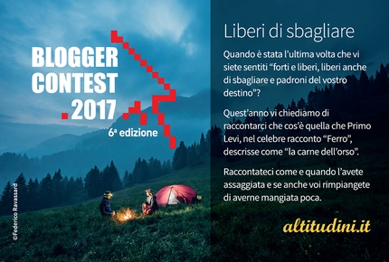 Blogger Contest 2017: Liberi di sbagliare