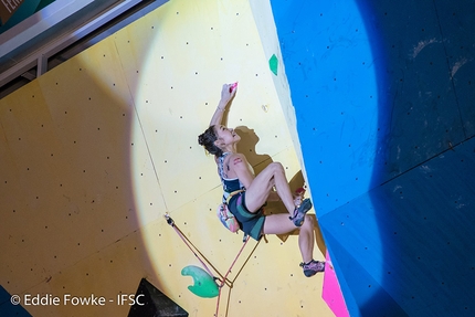 Lead World Cup 2017, Wujiang - Jain Kim climbing to second place in the Lead World Cup 2017 at Wujiang in China