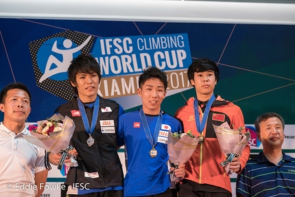 Coppa del Mondo Lead 2017, Xiamen - Durante la penultima tappa della Coppa del Mondo Lead 2017 a Xiamen in Cina
