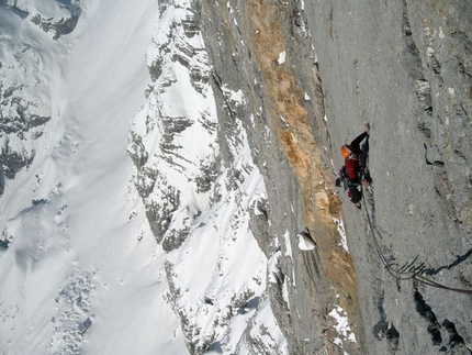 Nord-Ovest del Civetta: prima invernale di Capitan Sky-hook per Tondini e Baù