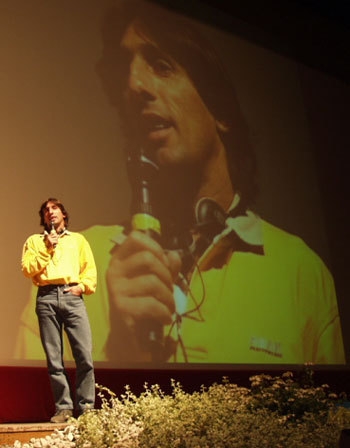 Patrick Berhault - Patrick Berhault nel 2001 al Film Festival di Trento