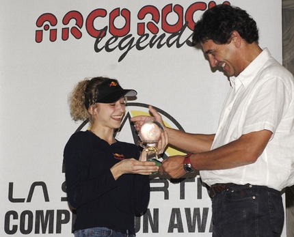 Arco Rock Legends 2006 - Arco Rock Legends 2006: Angela Eiter wins the first La Sportiva Competition Award