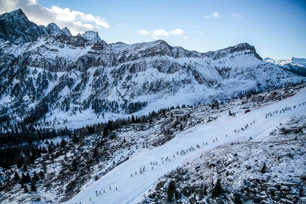 La Sportiva Epic Ski Tour, skialp, sci alpinismo - Durante il La Sportiva Epic Ski Tour 2017: San Pellegrino