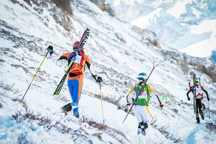 La Sportiva Epic Ski Tour, skialp, sci alpinismo - Durante il La Sportiva Epic Ski Tour 2017: Passo Pordoi