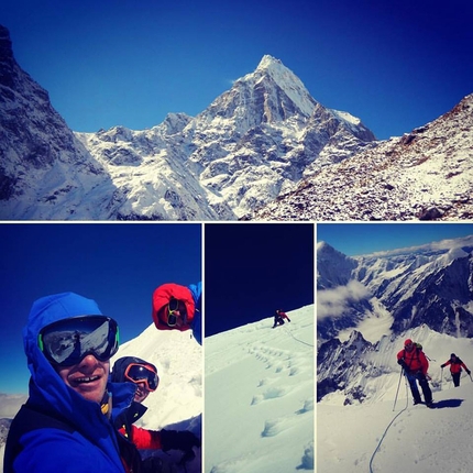 Mount Edgar summit and new Italian West Face climb in China