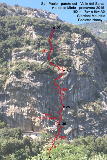 Le nuove vie d'arrampicata nella Valle del Sarca di Maurizio Giordani