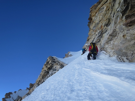 Monte Edgar, Cina François Cazzanelli, Francesco Ratti, Emrik Favre, Tomas Franchini, Matteo Faletti, Fabrizio Dellai - Monte Edgar Nanmengou Valley: 