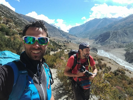 Gyanjikhang, Nepal, Luca Montanari, Giorgio Sartori, Mingma Temba Sherpa, Nima Sherpa - Il trekking verso Gyanjikhang in Nepal