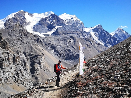 Gyanjikhang, Nepal, Luca Montanari, Giorgio Sartori, Mingma Temba Sherpa, Nima Sherpa - Il trekking verso Gyanjikhang in Nepal