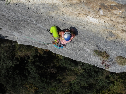 Silvia Petroni - Silvia Petroni in arrampicata ad Arco