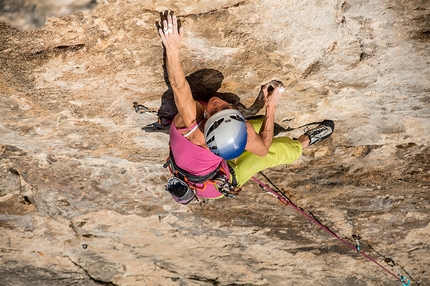 Silvia Petroni - Silvia Petroni in arrampicata a Muzzerone